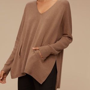 Aritzia Babaton Baylor Sweater in Brown